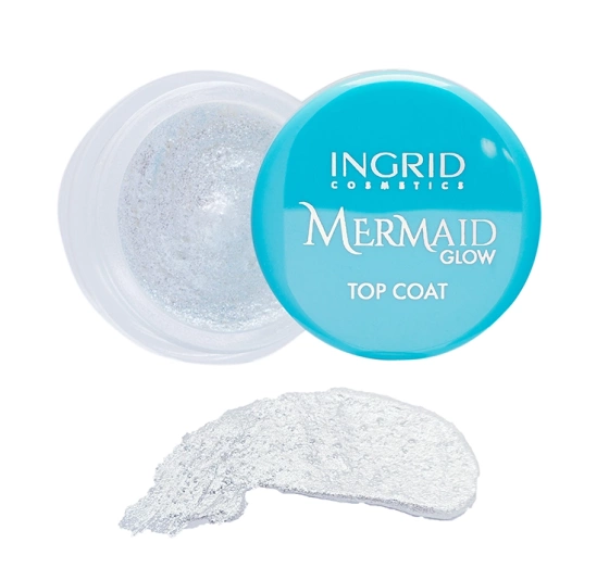 Ingrid x eZebra Mermaid Glow cień do powiek Top Coat 02 7g