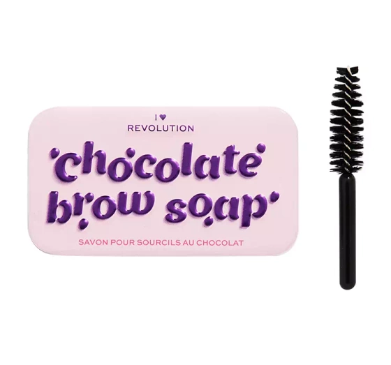 I Heart Revolution Chocolate Brow Soap przezroczyste mydło do brwi ze szczoteczką 10 g