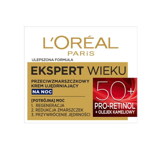L'Oréal Paris Ekspert Wieku przeciwzmarszczkowy krem ujędrniający na noc 50 50 ml