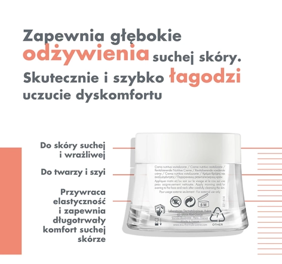 Avène krem rewitalizujący do twarzy 50 ml