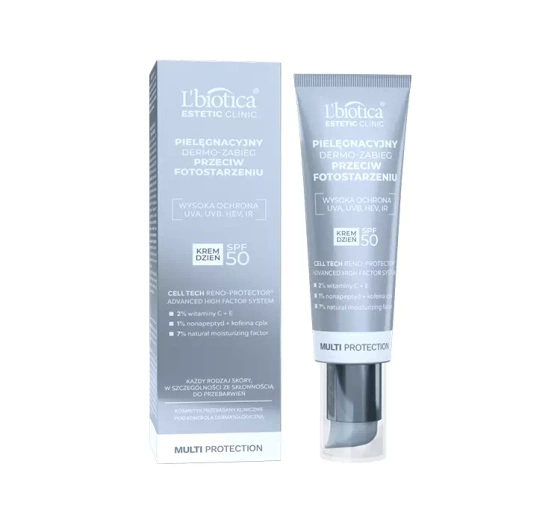 L'Biotica Estetic Clinic Multi Protection pielęgnacyjny krem dzień SPF50 35 ml