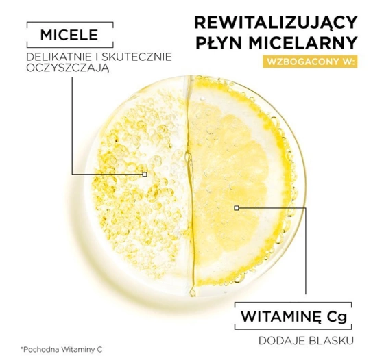 Garnier oczyszczający płyn micelarny z witaminą C 700 ml