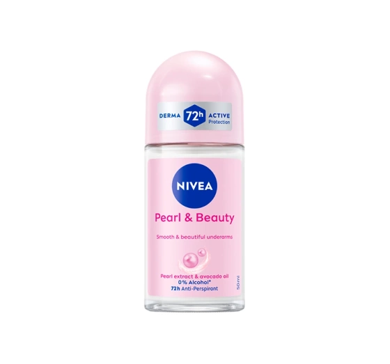 NIVEA Pearl&Beauty antyperspirant roll-on dla kobiet 50 ml