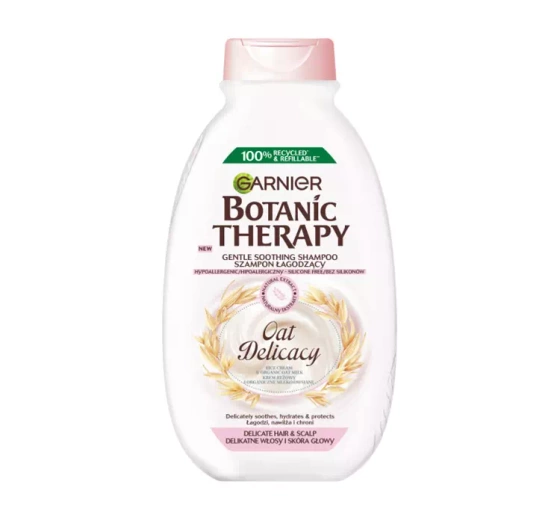 Garnier Botanic Therapy Oat Delicacy delikatny szampon do włosów mleko owsiane 400 ml