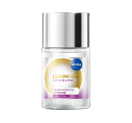 NIVEA Luminous630 glow-esencja w płynie peeling mikrozłuszczający 100 ml