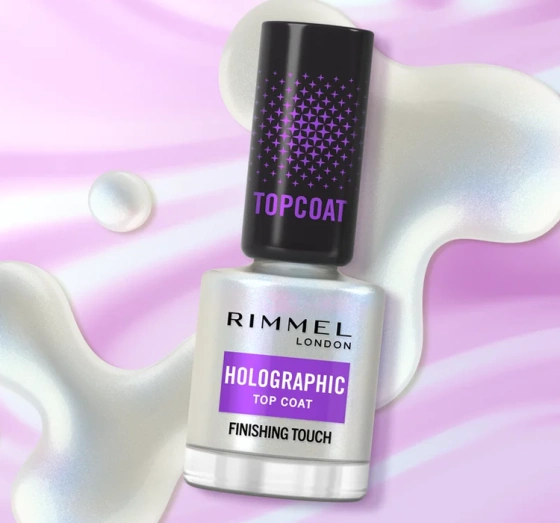 Rimmel Holographic top coat lakier do paznokci 12ml