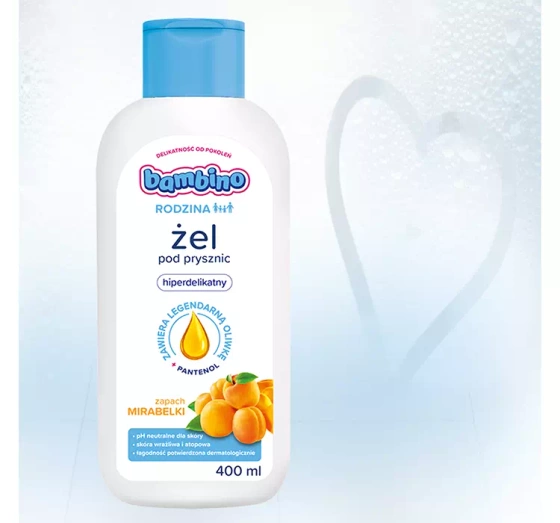 Bambino Rodzina żel pod prysznic hiperdelikatny Mirabelka 400 ml
