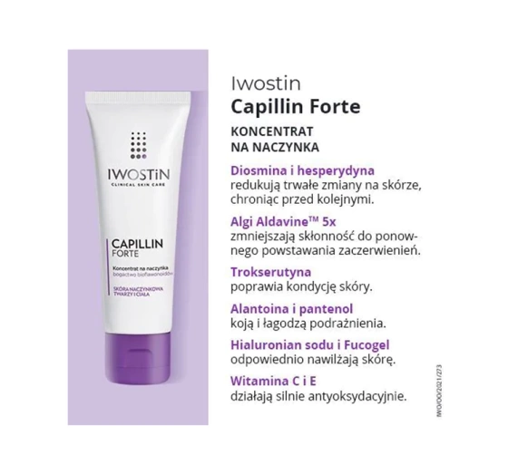 Iwostin Capillin Forte koncentrat na naczynka 75 ml