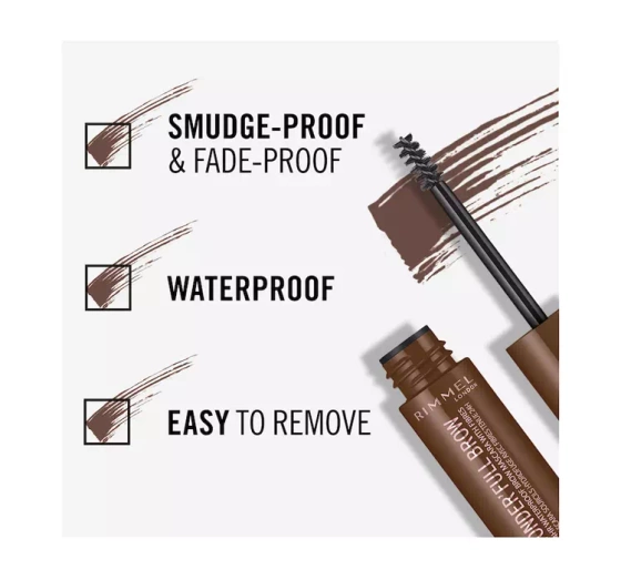 Rimmel Wonder Full Brow 24h maskara do brwi 002 Medium 4,5ml