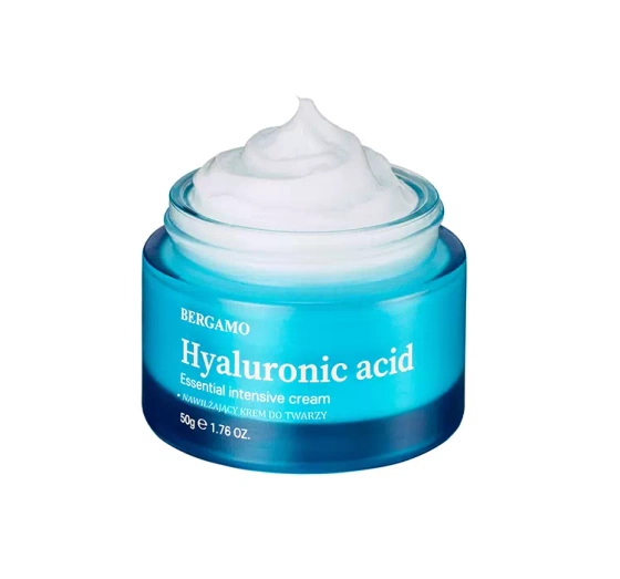 Bergamo Hyaluronic Acid nawilżający krem do twarzy z kwasem hialuronowym 50 g