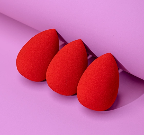 Ibra Makeup Blender Sponge gąbka do makijażu Czerwona