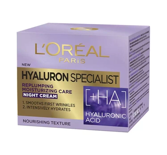 L'Oréal Paris Hyaluron Specialist przeciwzmarszczkowy krem do twarzy na noc 50 ml