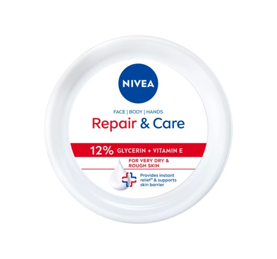 NIVEA Repair&Care krem nawilżająco-regenerujący do ciała, twarzy i dłoni 400 ml