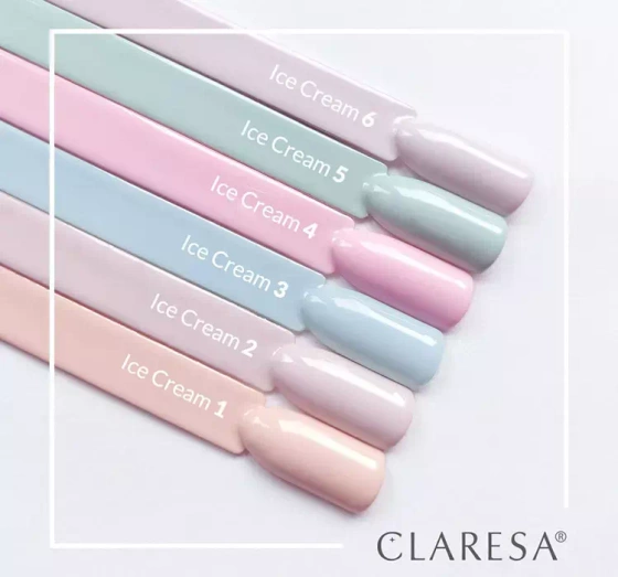 Claresa hybrydowy lakier do paznokci Ice Cream 6 5 g
