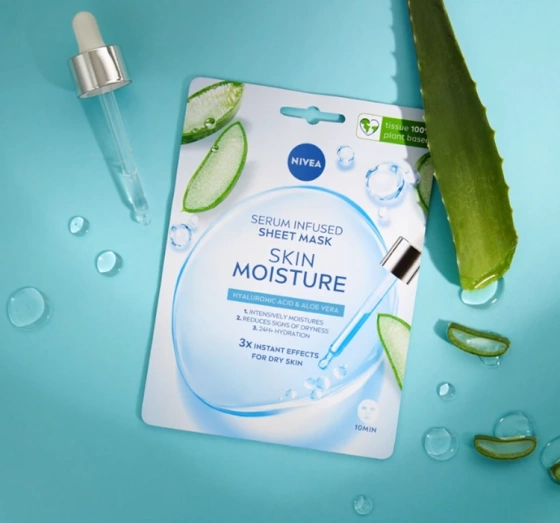 NIVEA Skin Moisture nawilżająca maska w płachcie 1 sztuka