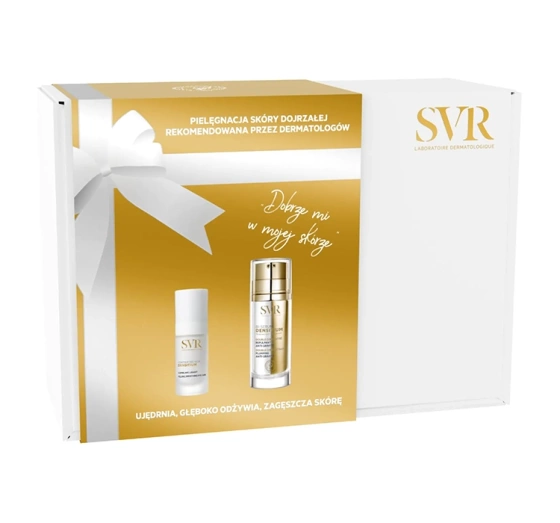 SVR Densitum zestaw kosmetyków do pielęgnacji twarzy ujędrniające serum 30 ml krem na kontur oka 15 ml
