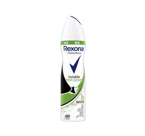 Rexona Invisible Fresh Power antyperspirant w aerozolu dla kobiet 150 ml