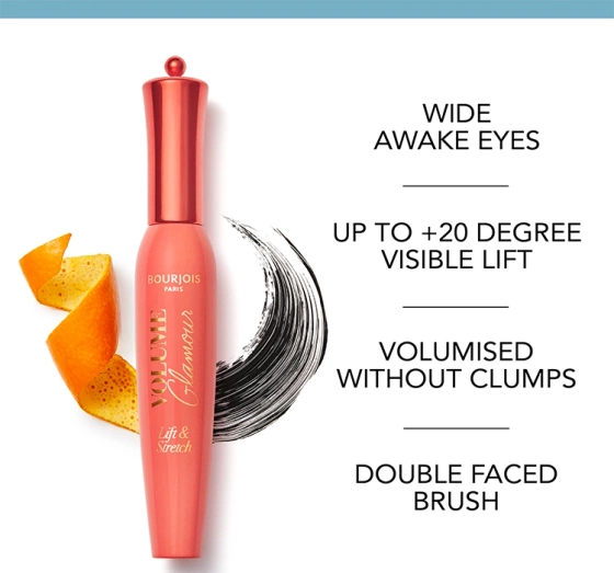 Bourjois Volume Glamour Lift&Stretch tusz do rzęs 01 Black 12 ml