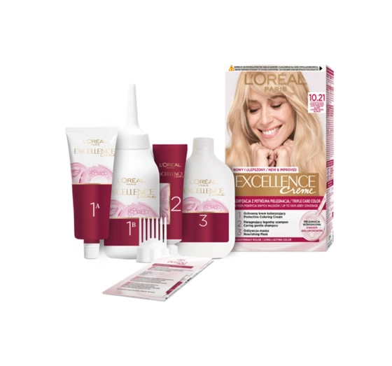 L'Oréal Paris Excellence Créme farba do włosów 10.21 Bardzo jasny perłowy blond