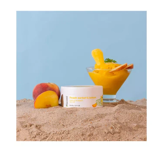 Nacomi peeling do ciała Peach Sorbet & Lemon 100 ml