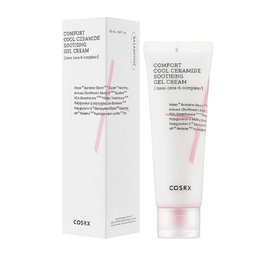 Cosrx Balancium Comfort Cool Ceramide Soothing Gel Cream łagodzący żel-krem do twarzy 85 ml