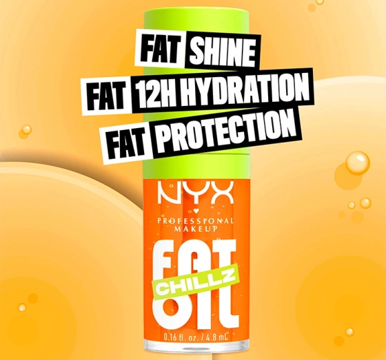 NYX Professional MakeUp Fat Oil Chillz błyszczyk do ust 15 Citrus Chiller 4,8 ml