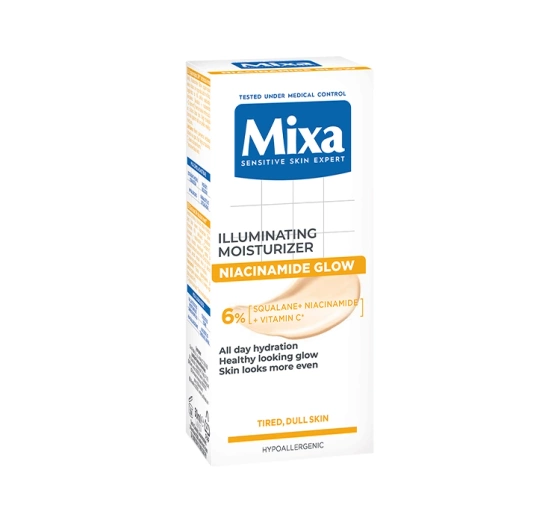 Mixa Niacynamide Glow rozświetlający krem do twarzy 50 ml