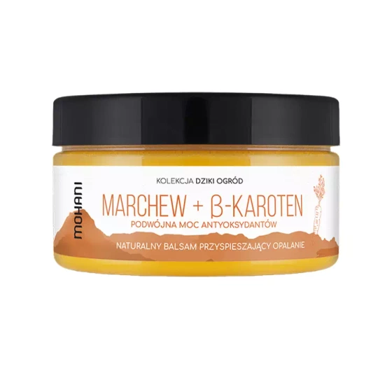 Mohani Naturalny balsam marchewkowy przyspieszający opalanie 100ml