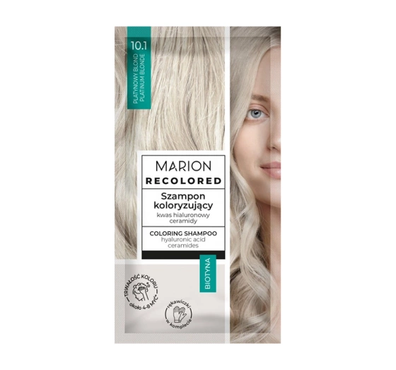 MARION RECOLORED SZAMPON KOLORYZUJĄCY 10.1 PLATYNOWY BLOND 35ML