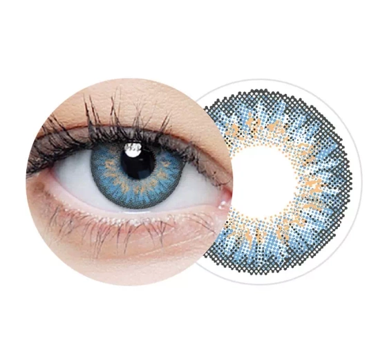 ClearLab ClearColor 1-Day Blue kolorowe soczewki kontaktowe 10 szt