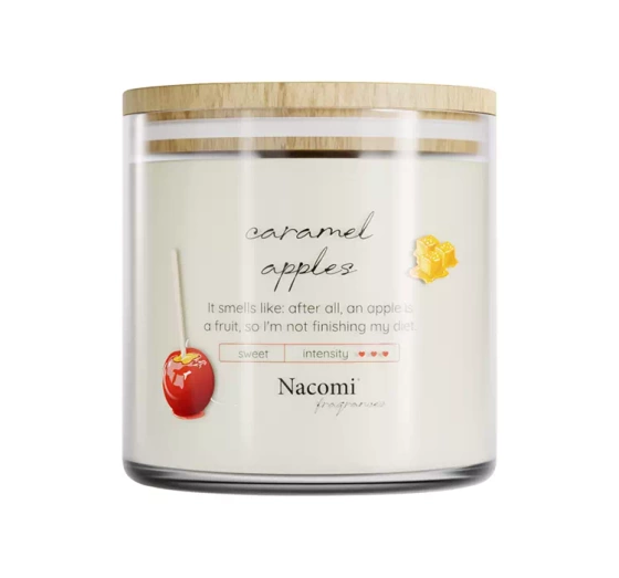 Nacomi Fragrances sojowa świeca zapachowa Carmel Apples 450 g
