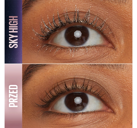 Maybelline Lash Sensational Sky High brokatowy topper tusz do rzęs Space Diamond 7,2 ml