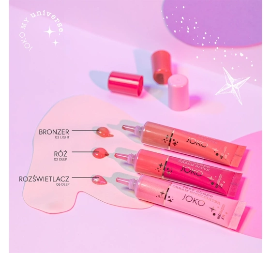 Joko My Universe róż w kremie 02 Deep 15ml