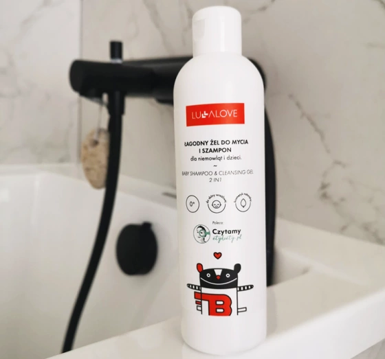 Lullalove łagodny żel do mycia i szampon dla dzieci 280ml