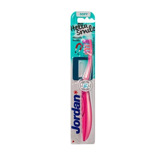 Jordan Hello Smile szczoteczka do zębów dla dziewczynek 9 lat Soft