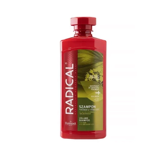 Farmona Radical szampon z kolagenem nadający objętość do włosów cienkich i delikatnych 400 ml