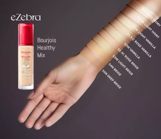Bourjois Healthy Mix Clean podkład do twarzy 50 C Rose Ivory 30 ml