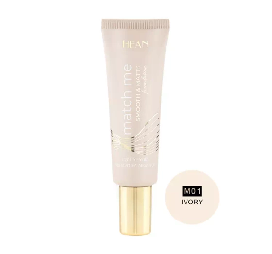 Hean Match Me podkład wygładzająco-matujący M01 Ivory 25 ml