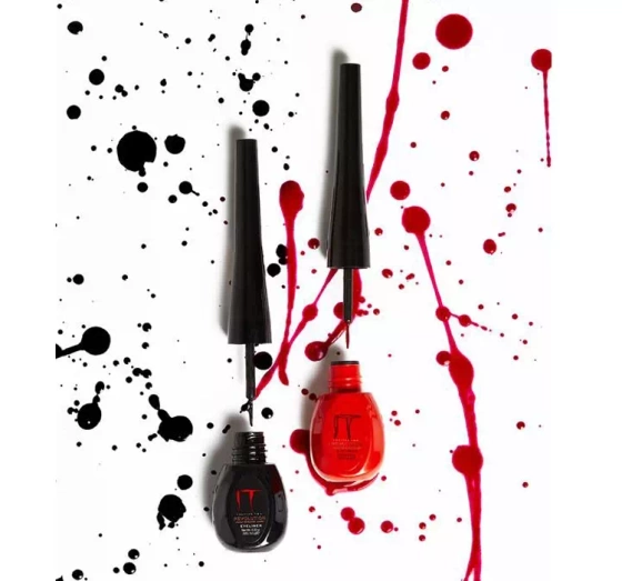 Makeup Revolution x IT eyeliner do powiek w płynie Black 6,5g