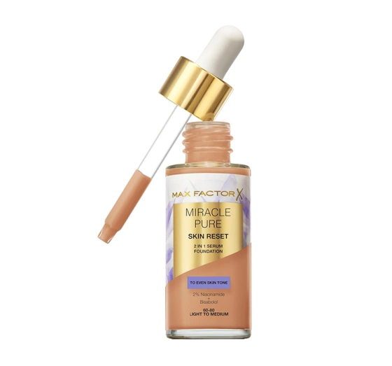 Max Factor Miracle Pure Skin Reset podkład-serum do twarzy 60-80 Light to Medium 30 ml