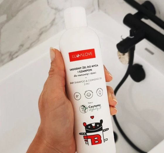 Lullalove łagodny żel do mycia i szampon dla dzieci 280ml