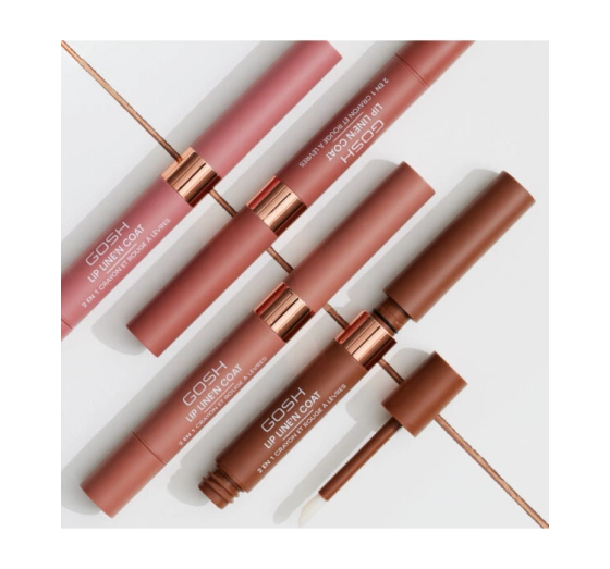 Gosh Lip Line’n Coat zestaw konturówka do ust matowy top 002 Burnt Cinnamon 2 ml