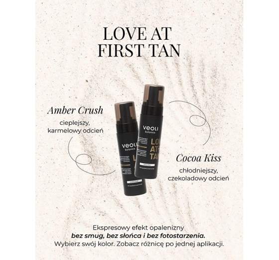 Veoli Botanica Love at First Tan ekspresowa brązująca pianka Cocoa Kiss 200 ml