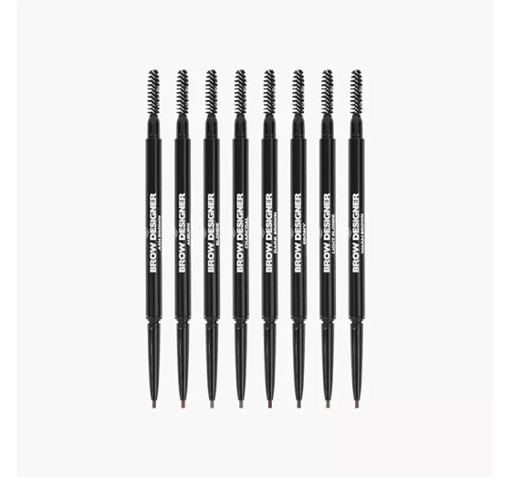 Bh Cosmetics Brow Designer dwustronna kredka do brwi Charcoal