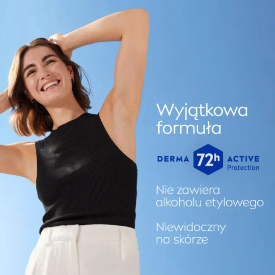 NIVEA Black&White Invisible Silky Smooth antyperspirant w sztyfcie dla kobiet 50 ml