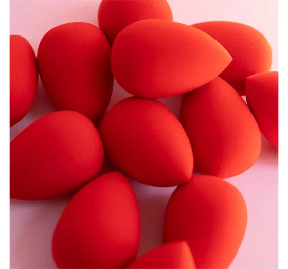 Ibra Makeup Blender Sponge gąbka do makijażu Czerwona