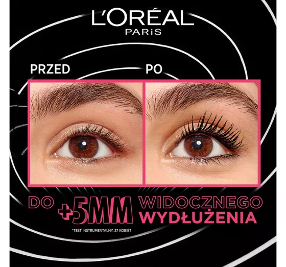 L'Oréal Paris Telescopic Lift tusz do rzęs Black 9,9 ml