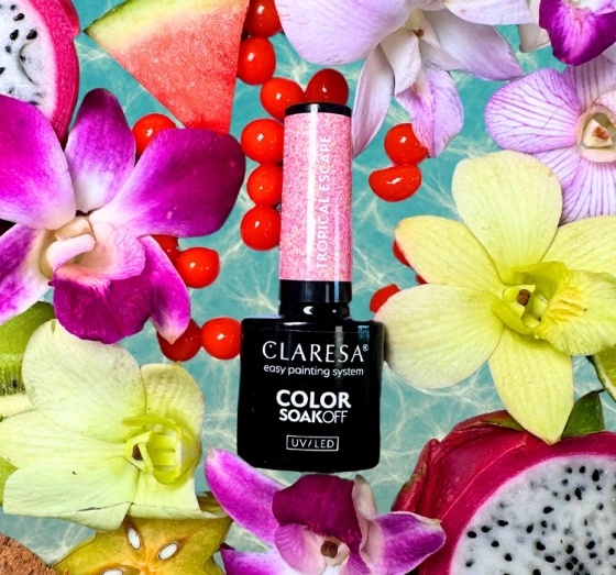 Claresa hybrydowy lakier do paznokci Tropical Escape 7 5 g