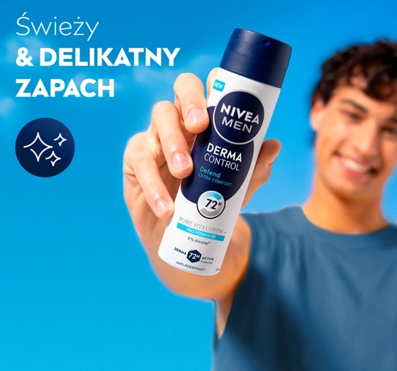 NIVEA MEN Derma Control antyperspirant w sprayu dla mężczyzn Defend 150 ml