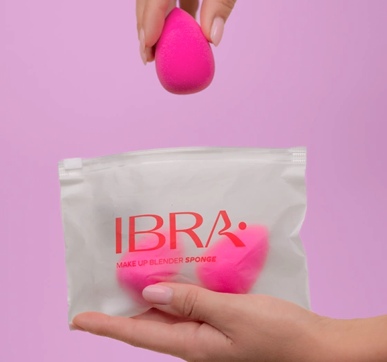 Ibra Makeup Blender Sponge gąbka różowa